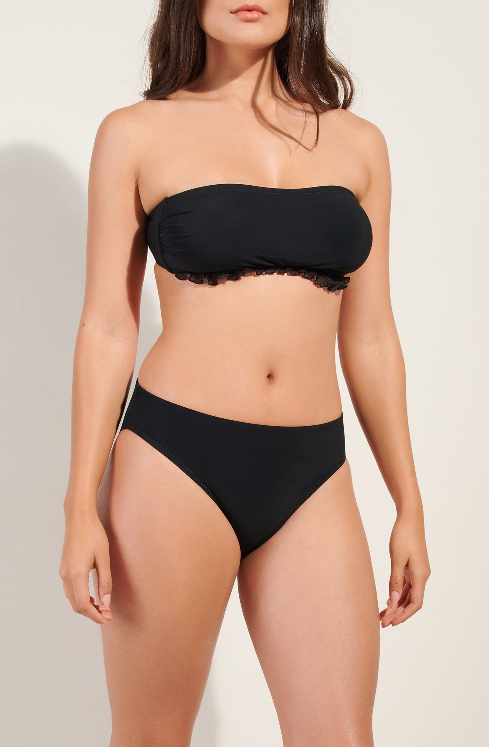 Haut de bikini bandeau Valli - Noir