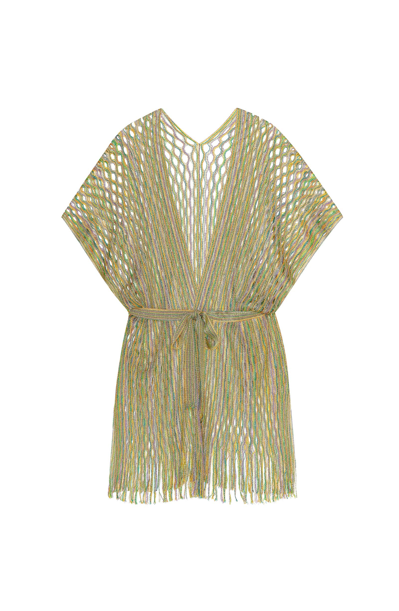Kimono Velia ceinturé - Multicolore