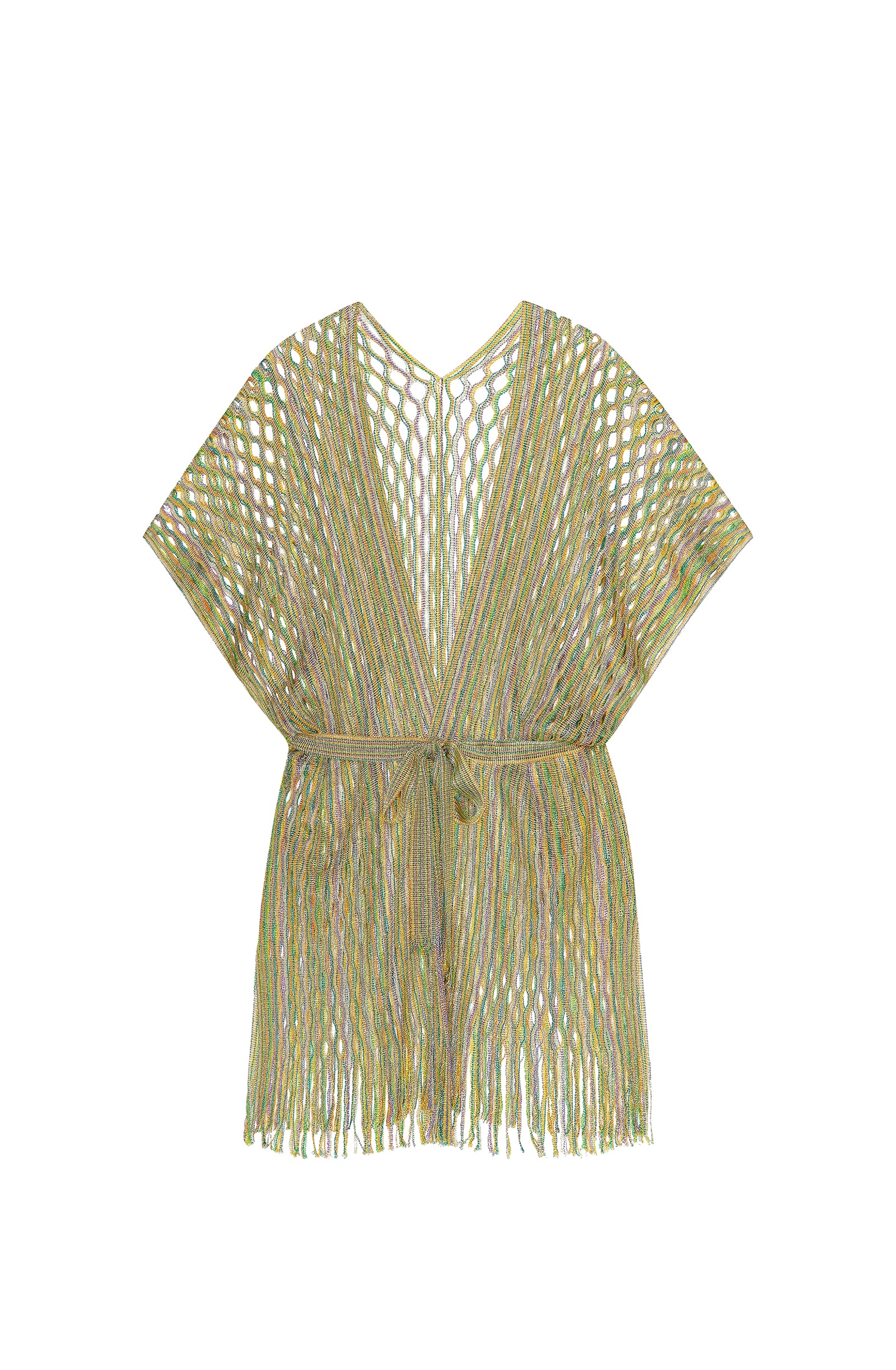 Kimono Velia ceinturé - Multicolore