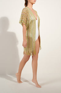 Kimono Velia ceinturé - Multicolore