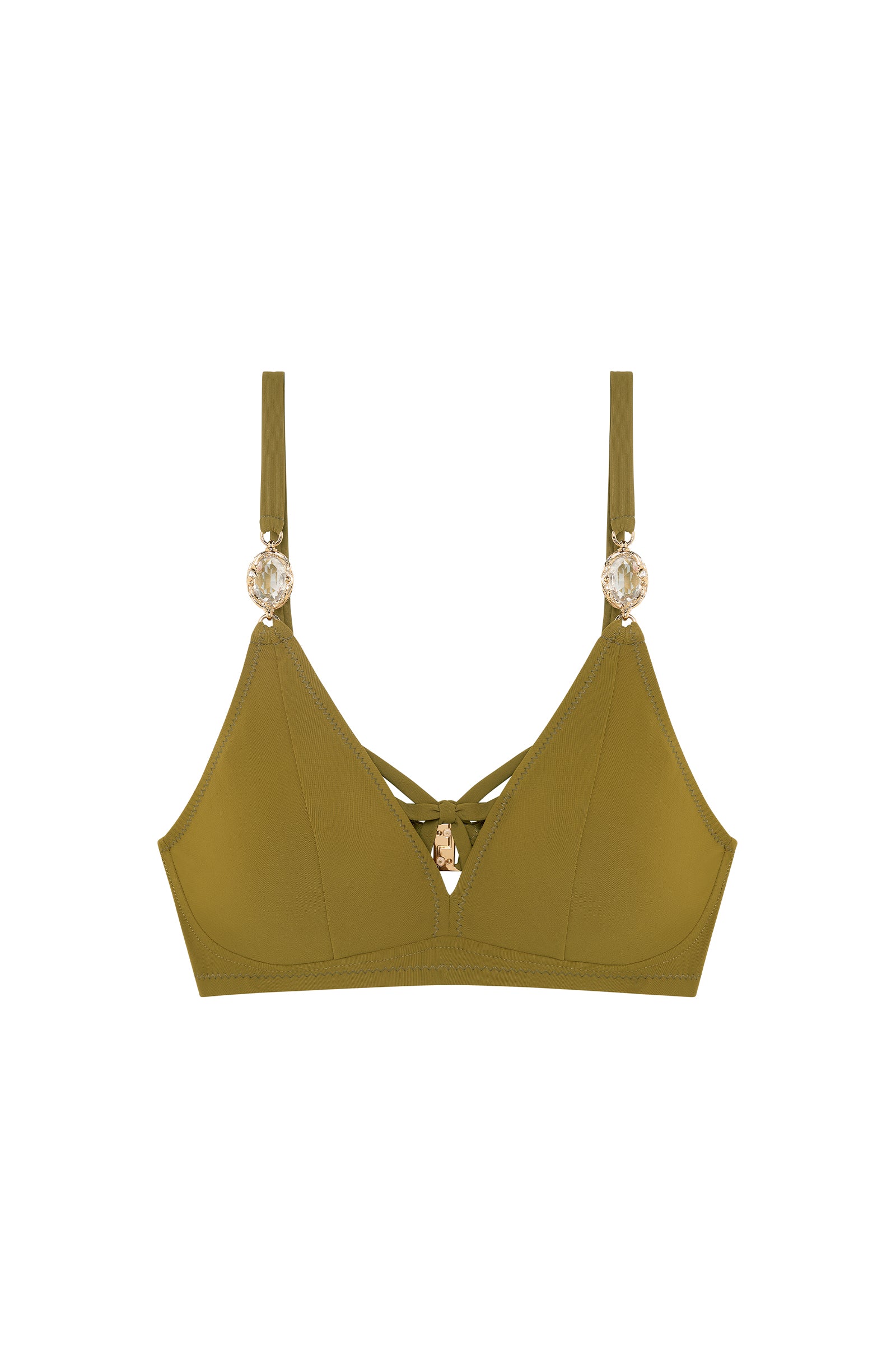 Haut de bikini triangle Agata - Bronze