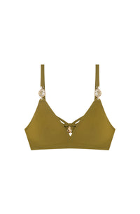 Haut de bikini triangle Agata - Bronze
