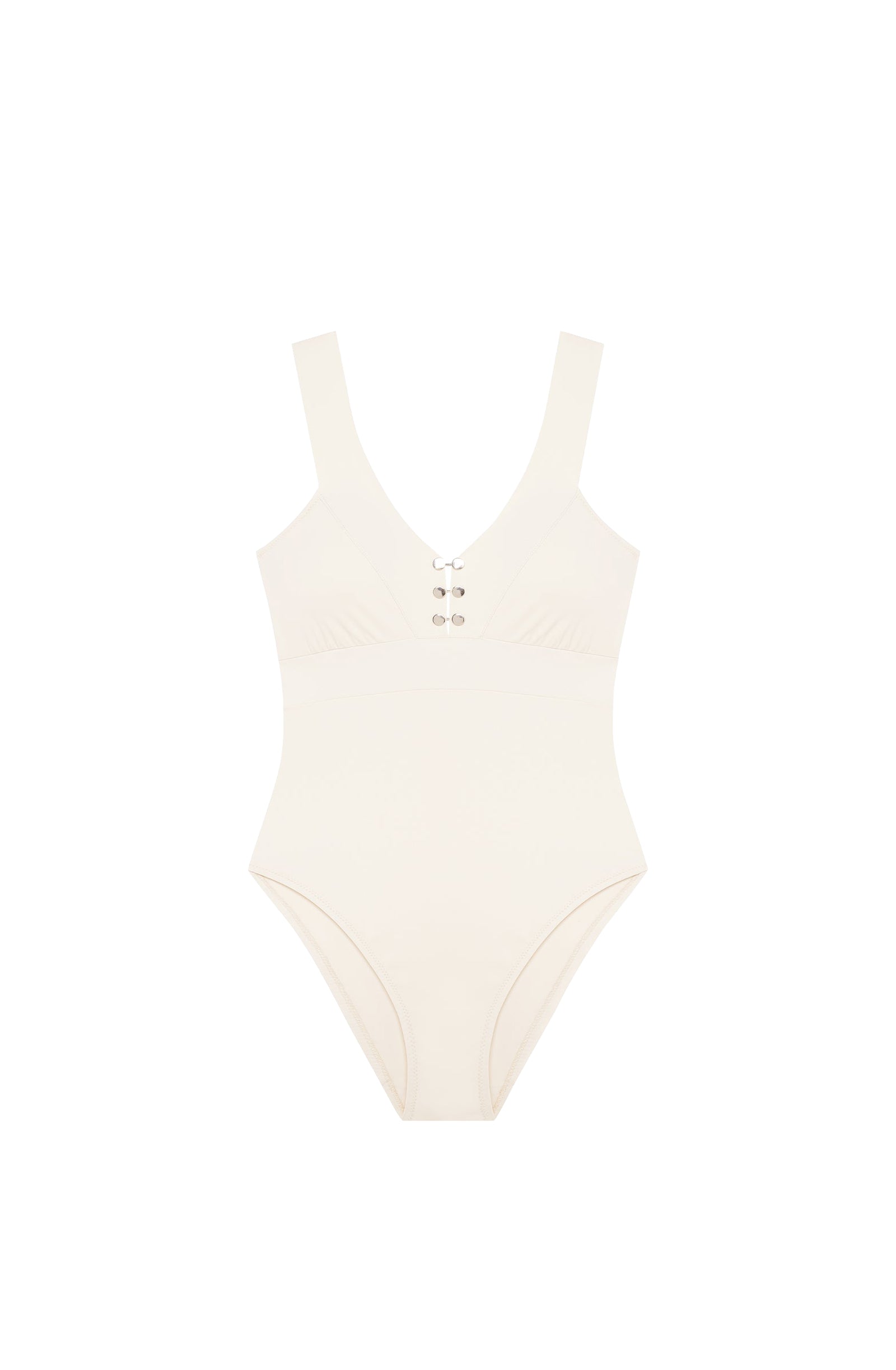 Maillot une pièce nageur Anton - Ivoire