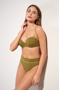 Haut de bikini bandeau Baby - Bronze