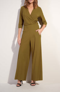 Carin wrap-around jumpsuit - Bronze
