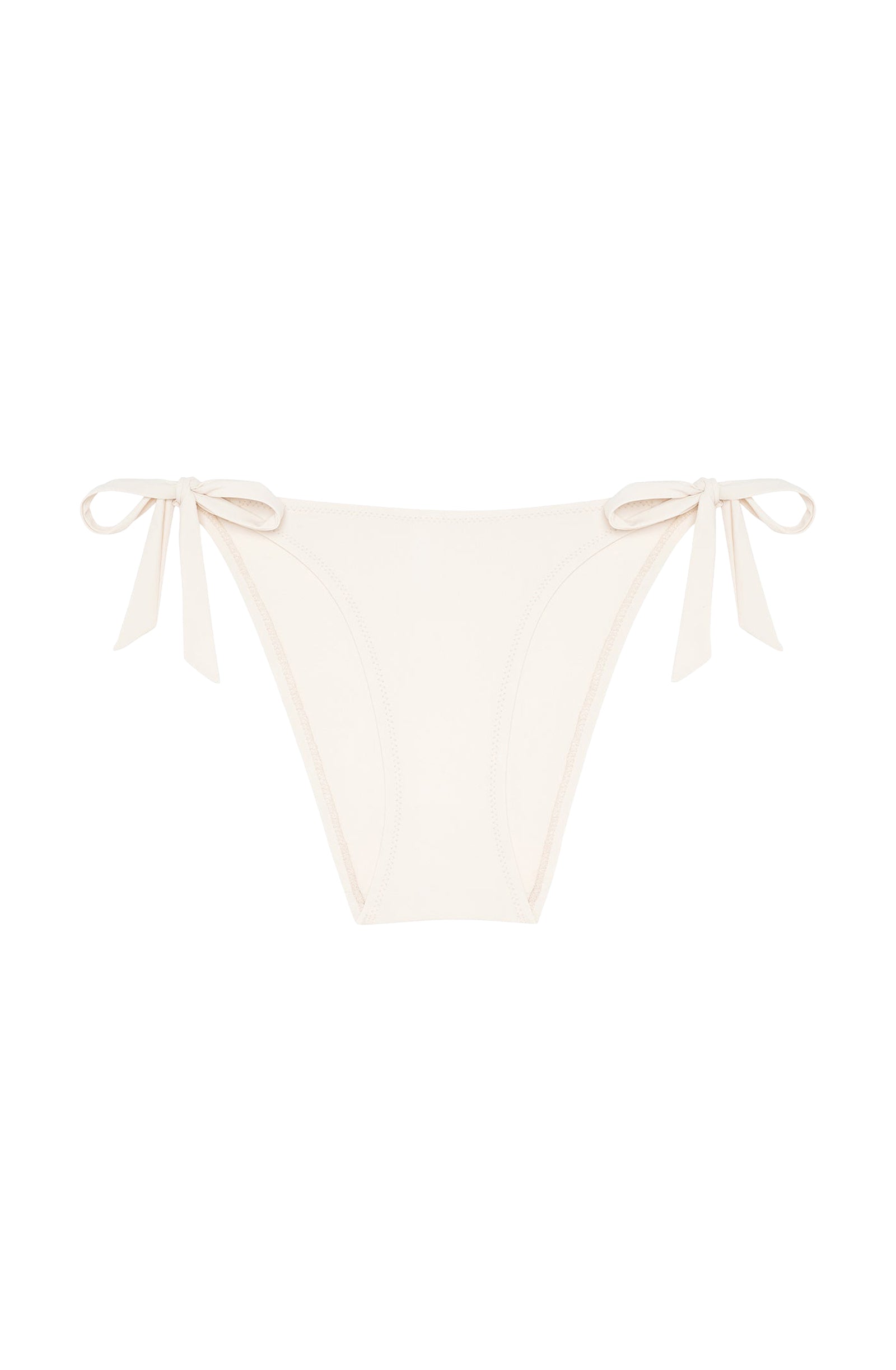 Bas de bikini tanga Caty - Ivoire