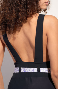 Cira jumpsuit with straps - Black