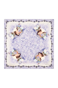 Foulard Flo imprimé en satin - Unique