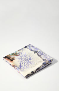 Foulard Flo imprimé en satin - Unique