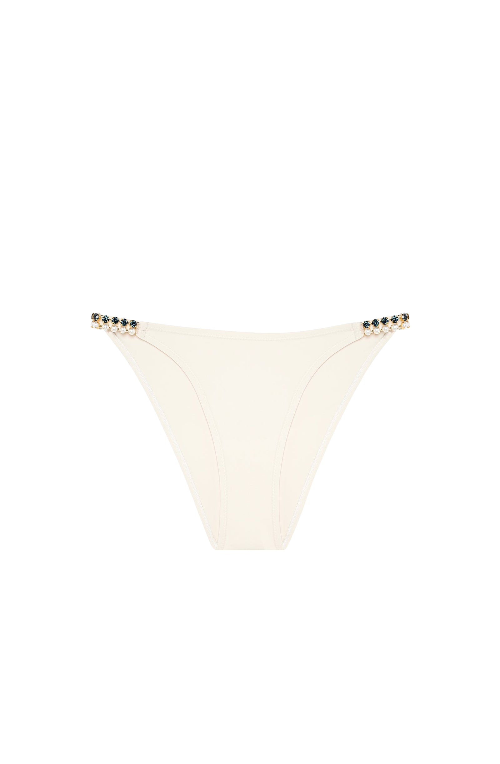Bas de bikini tanga Ilana - Ivoire