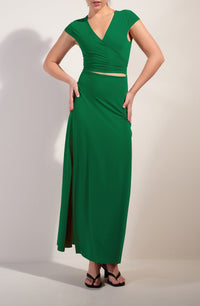 Robe longue Kolil - Jade