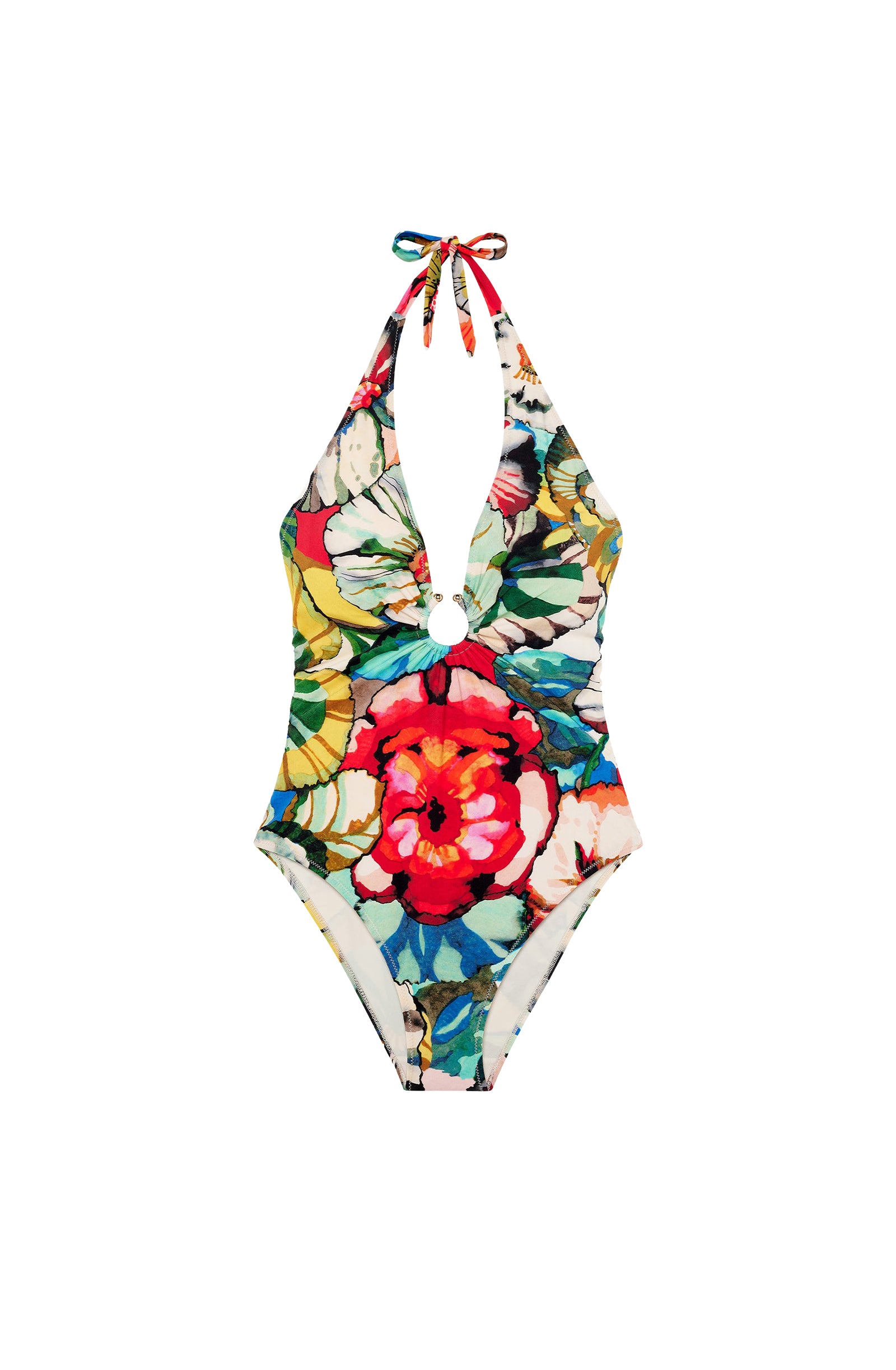 Maillot une pièce Leven décolleté - Unique