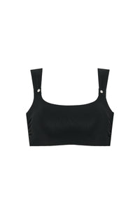 Haut de bikini bandeau Love - Noir