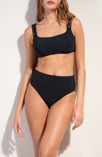 Haut de bikini bandeau Love - Noir