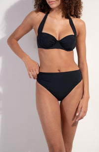 Haut de bikini balconnet Miya - Noir