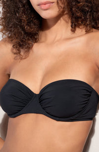 Haut de bikini balconnet Miya - Noir