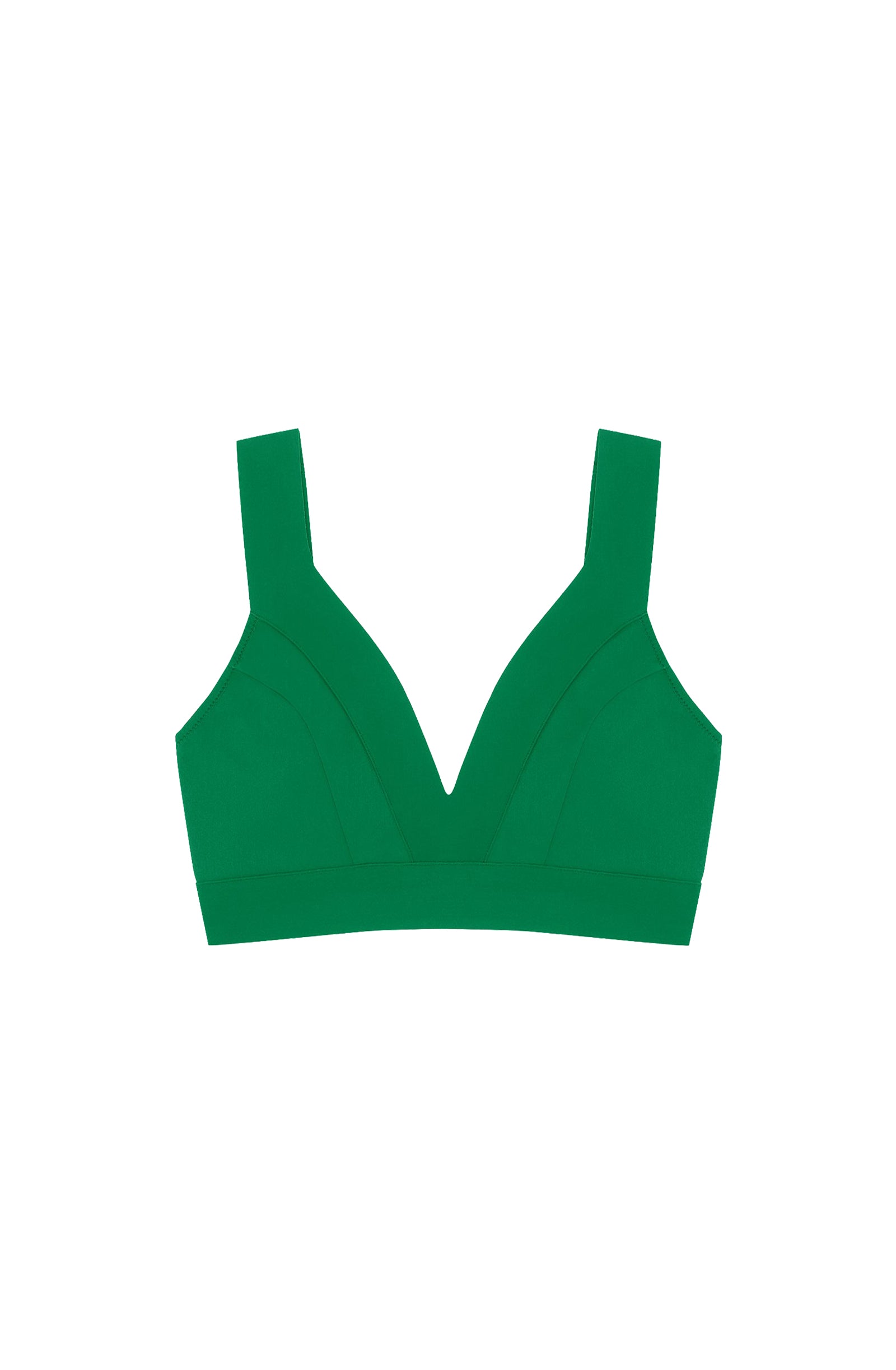Haut de bikini brassière Naomy décolleté - Jade