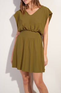 Robe courte Nola - Bronze