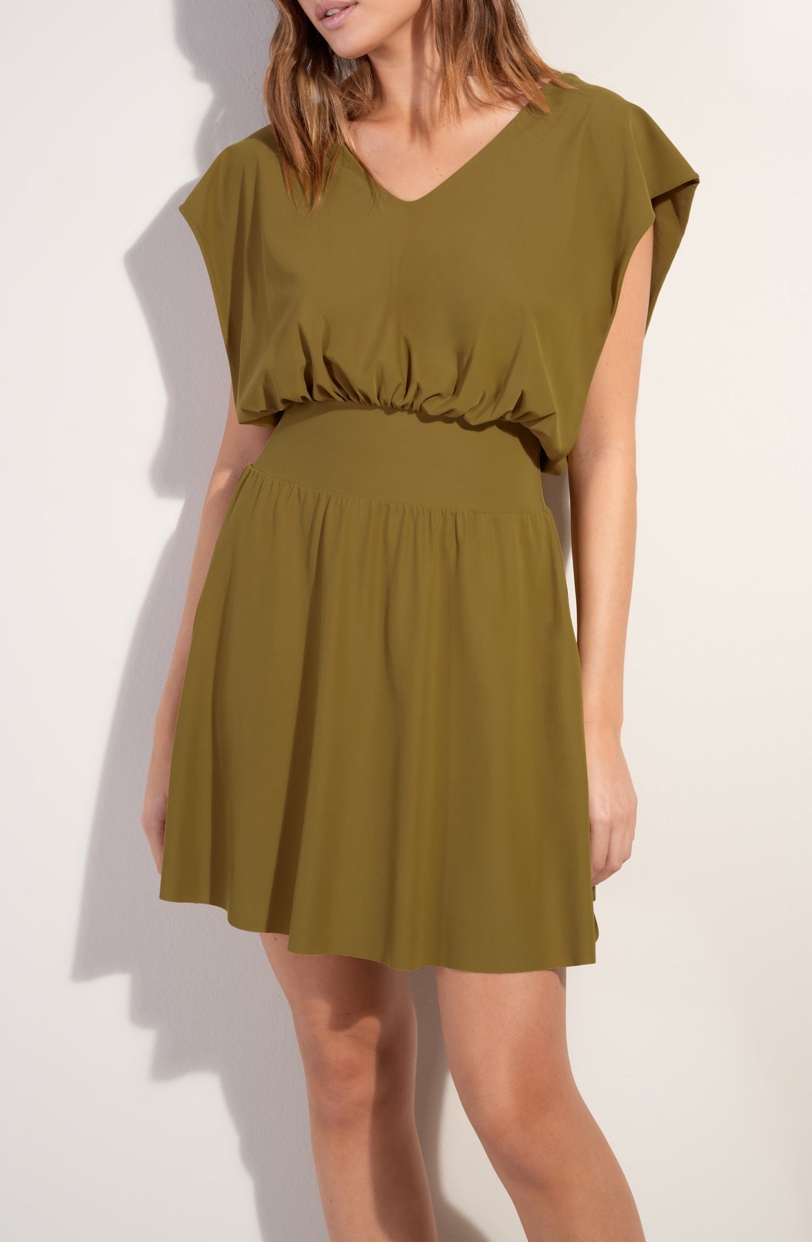 Robe courte Nola - Bronze