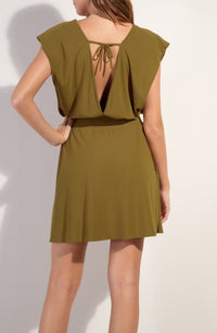 Robe courte Nola - Bronze