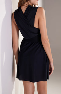 Robe courte Nola - Noir