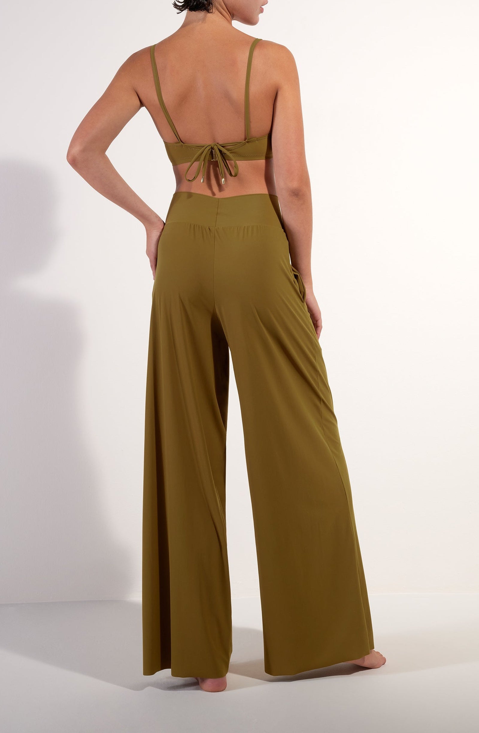 Pantalon Pitta fluide - Bronze