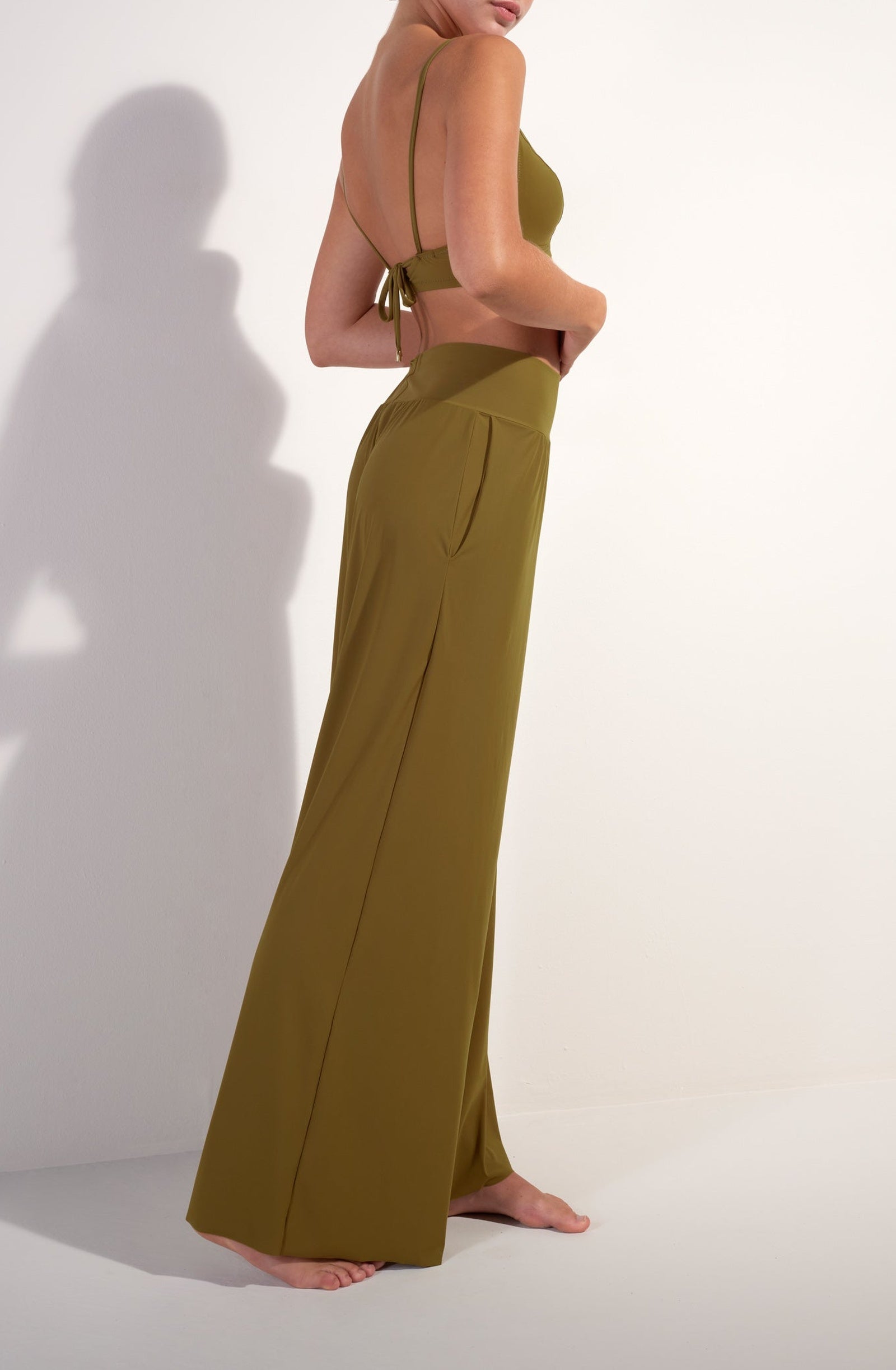 Pantalon Pitta fluide - Bronze