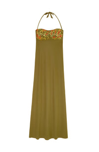 Robe bustier Reine - Bronze
