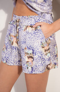 Short Sade imprimé - Unique
