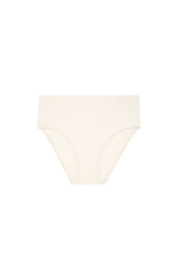 Bas de bikini Tobago taille haute - Ivoire
