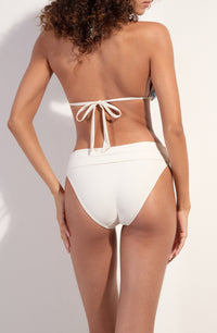 Bas de bikini Tobago taille haute - Ivoire