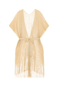 Veste Vita à franges - Jaune