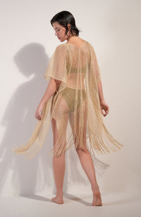 Veste Vita à franges - Jaune