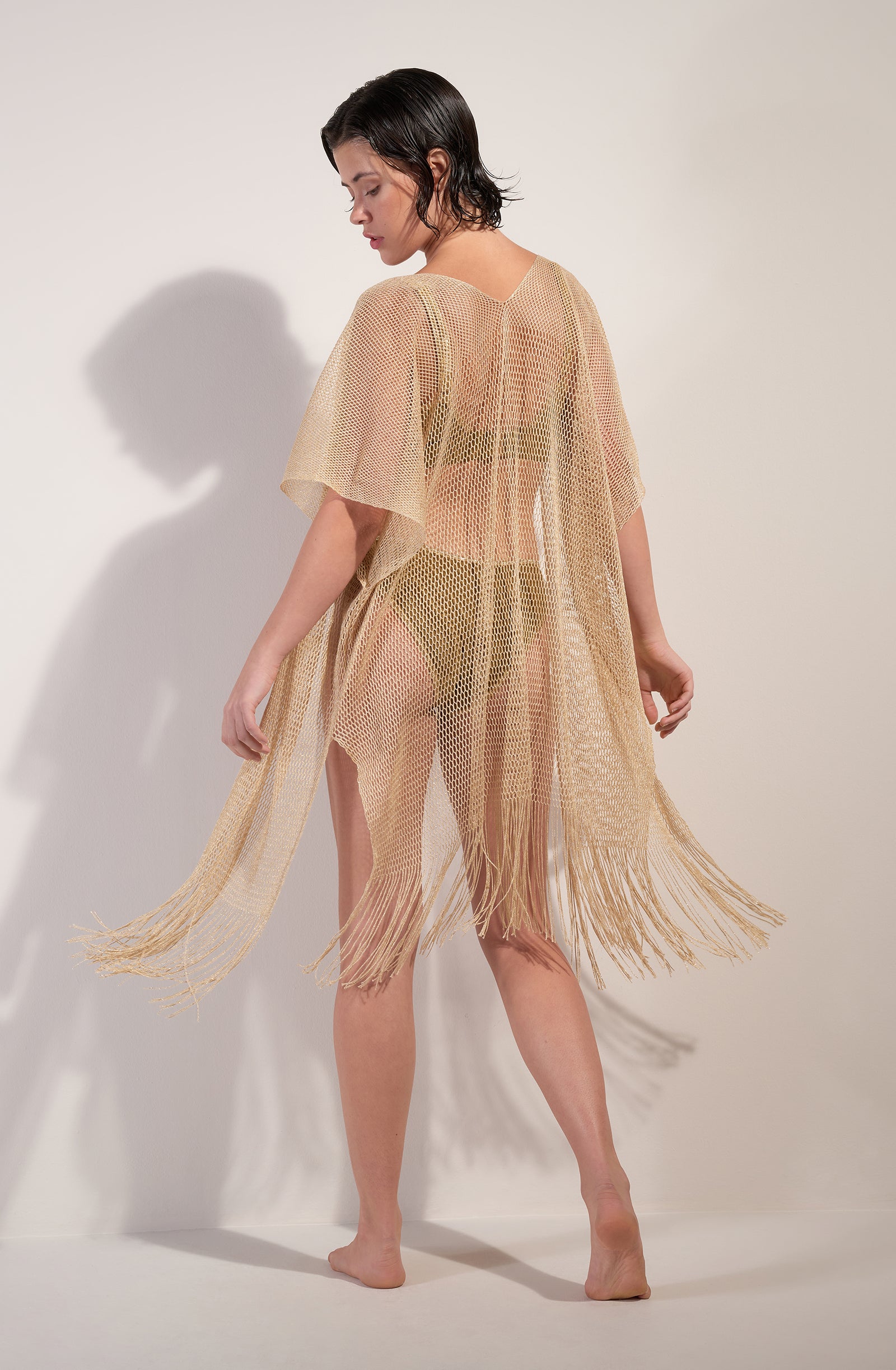 Veste Vita à franges - Jaune