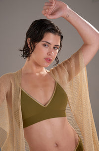 Veste Vita à franges - Jaune
