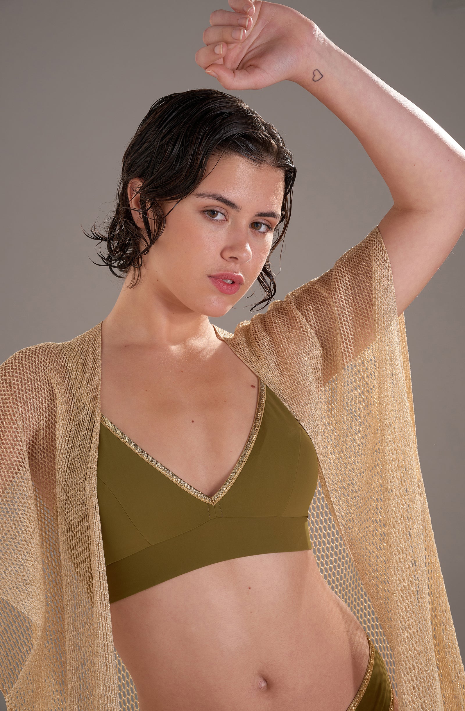 Veste Vita à franges - Jaune
