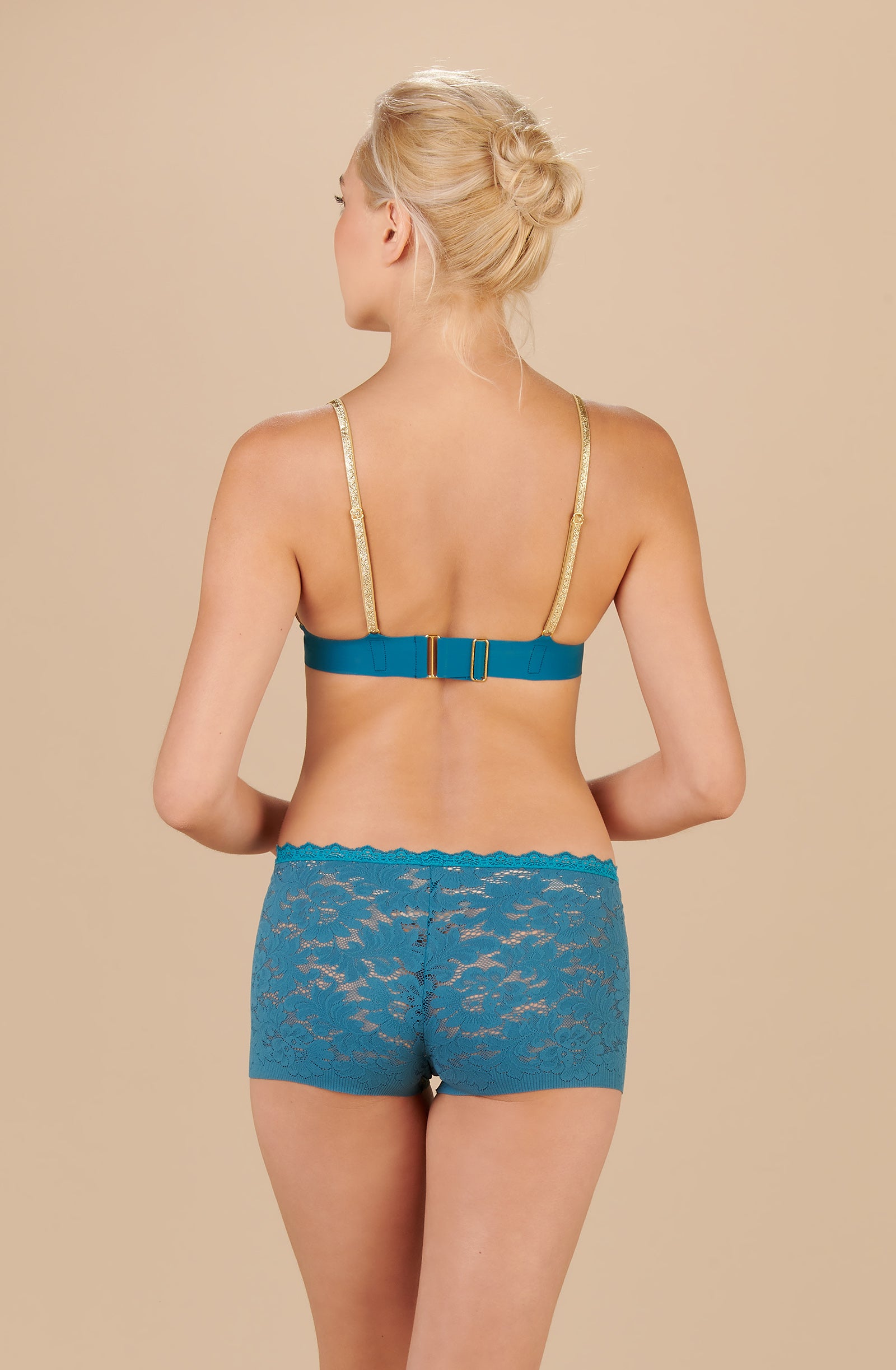 Shorty taille haute Bobby en dentelle - Persan