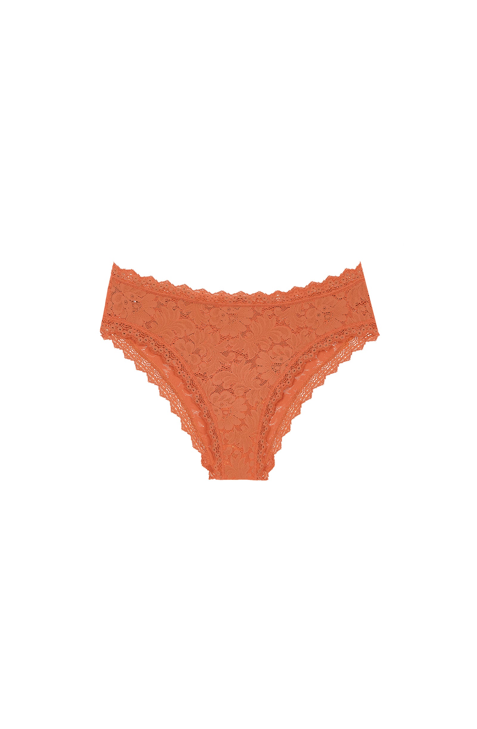Culotte Toya en dentelle - Paprika