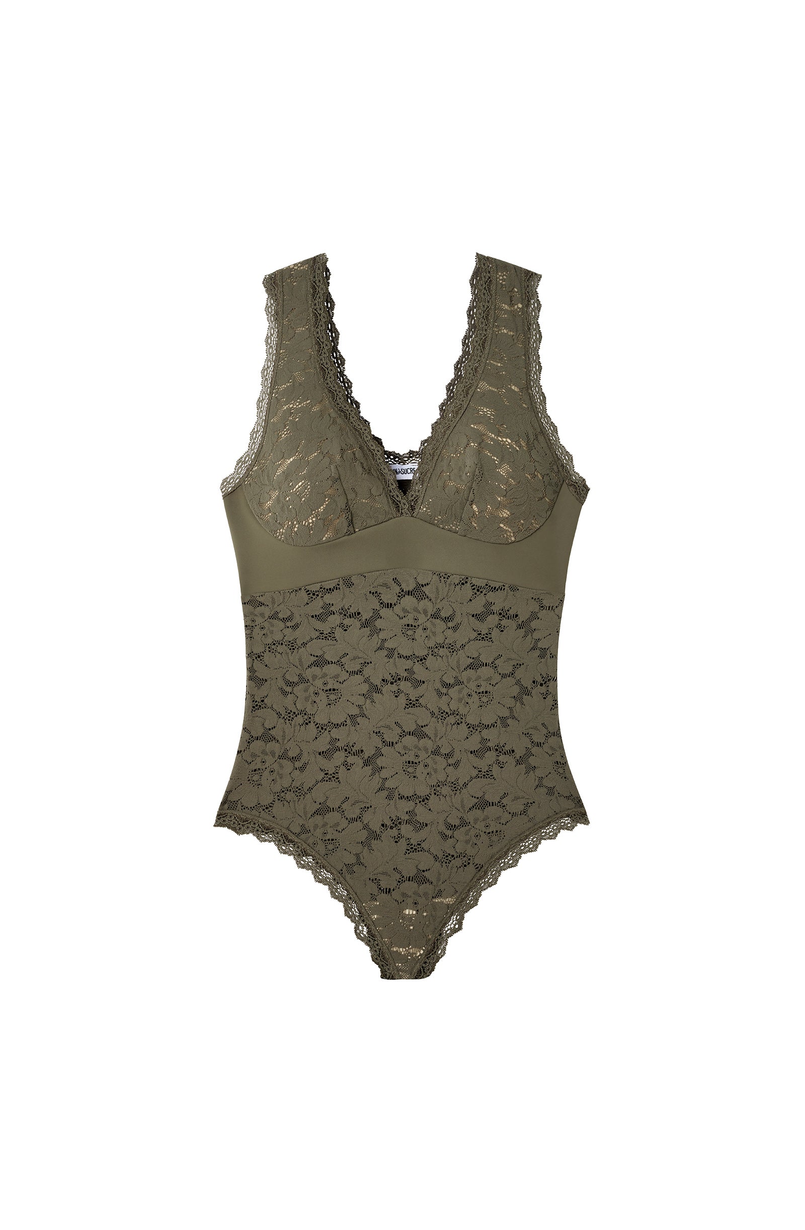 Body string Bettina en dentelle - Lichen