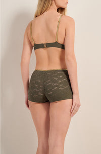 Shorty Dylan en dentelle et lurex - Lichen