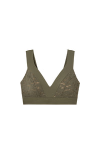 Soutien-gorge brassière en dentelle - Lichen