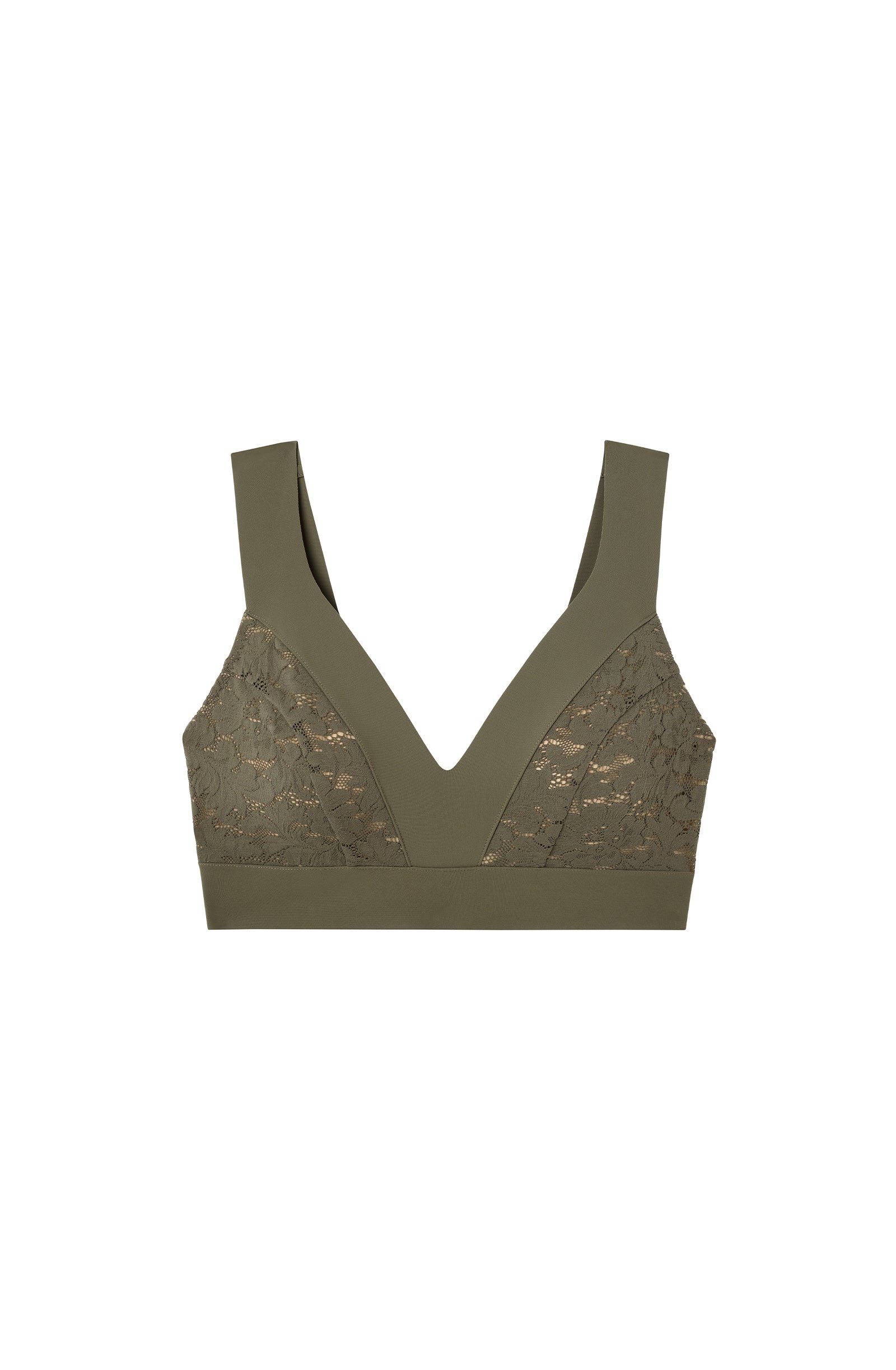 Soutien-gorge brassière en dentelle - Lichen