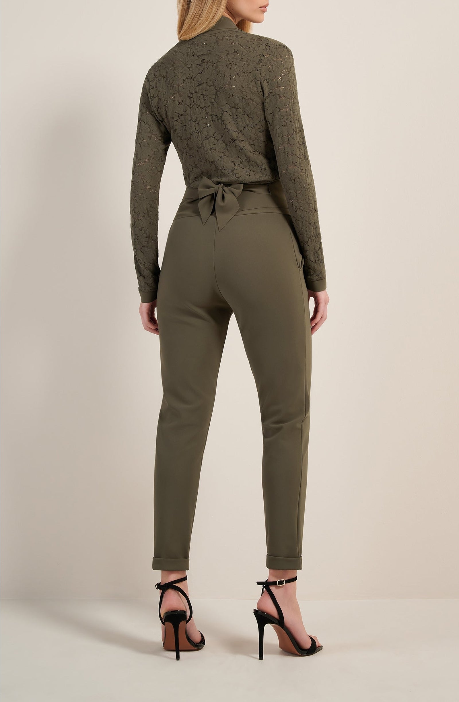 Pantalon slim Jazzi - Lichen