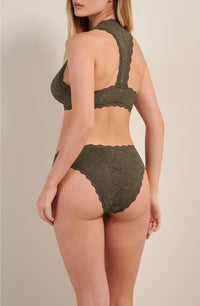 Culotte Maili en dentelle - Lichen