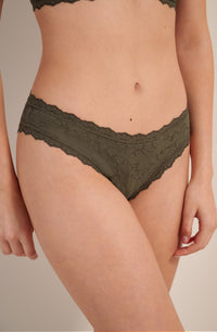 Culotte Maili en dentelle - Lichen