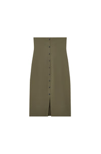 Jupe taille haute Mylena - Lichen