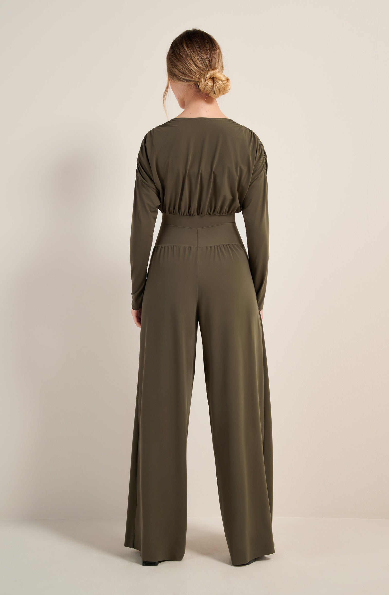 Pantalon à plis Panna - Lichen