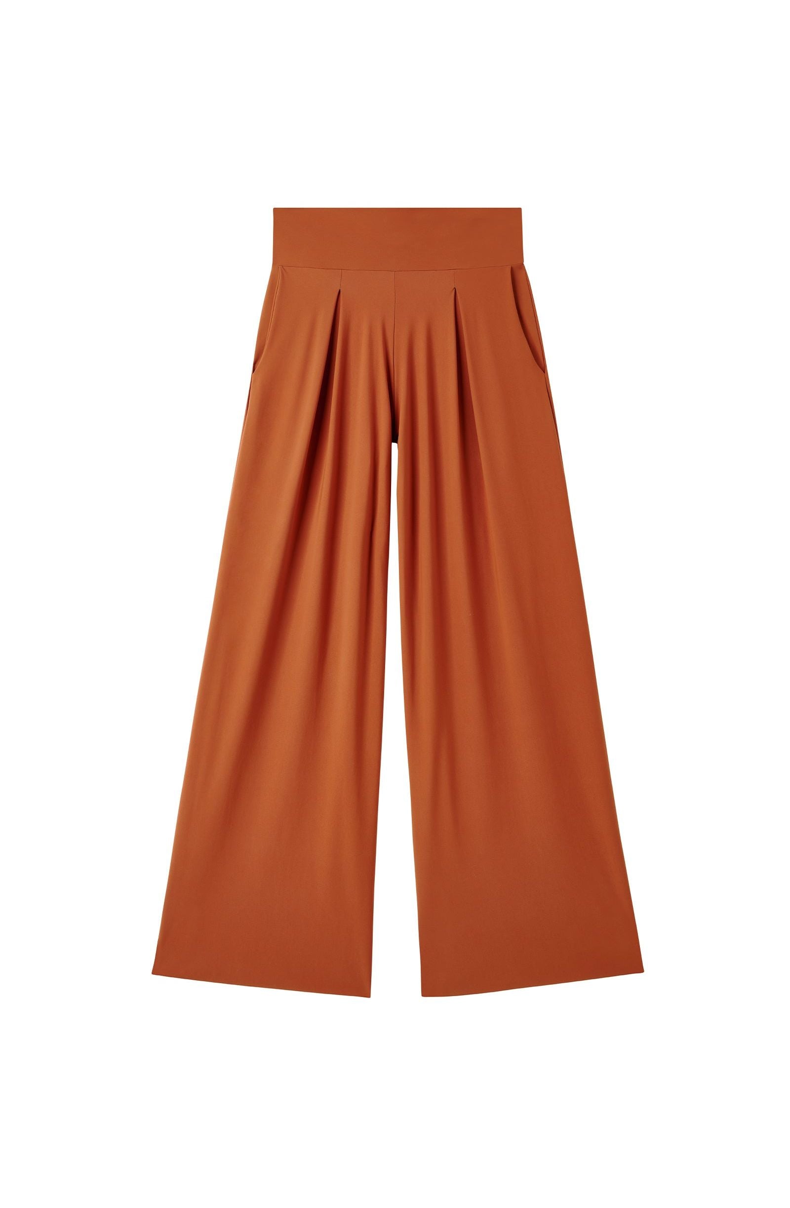 Pantalon à plis Panna - Noisette