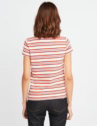 1qty RELIQUAT 0€ 100%  / Polo Marie Jacob -  Ecru Multicolore