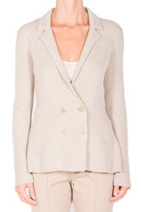 Stone_1QTY // Blazer croisé en laine - Stone